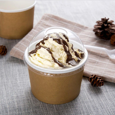 4oz al empaquetado disponible biodegradable de la taza del helado del vajilla del yogur 32oz