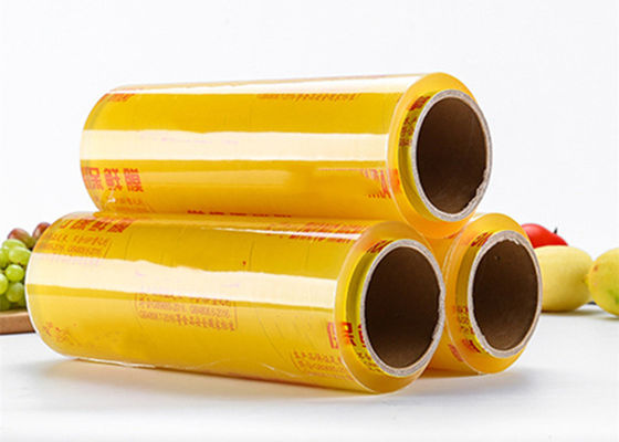 el PVC de la comida fresca de los 45cm los 50cm se aferra película biodegradable plástica del abrigo para el acondicionamiento de los alimentos