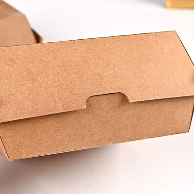 La hamburguesa disponible de 120 grados encajona la caja de empaquetado de empaquetado de la hamburguesa de la hamburguesa