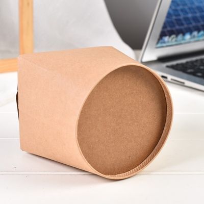 caja de papel disponible biodegradable de los tallarines del vajilla 8oz 12oz de la ronda plegable 250ml