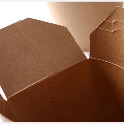 caja de papel disponible biodegradable de los tallarines del vajilla 8oz 12oz de la ronda plegable 250ml