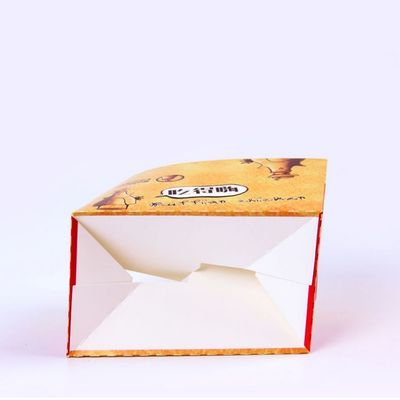 La caja de empaquetado del pollo asado de los alimentos de preparación rápida 300gsm de los 7CM saca las cajas de papel
