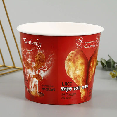 palomitas disponibles biodegradables Fried Chicken Bucket del vajilla de la bebida de 32oz 46oz 48oz