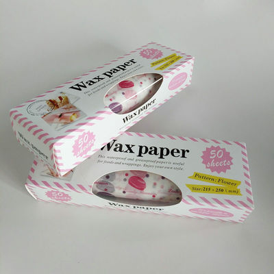 La carne disponible biodegradable de papel del vajilla de la hamburguesa del bocadillo que envolvía la cera cubrió el papel del congelador