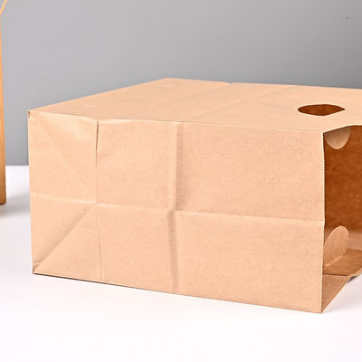 4LBS reciclado cortó el bolso de compras con tintas del regalo de la manija de la bolsa de papel del acondicionamiento de los alimentos 150GSM