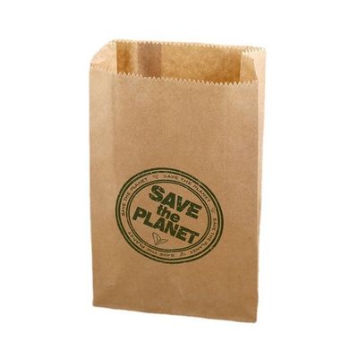 40gsm a la bolsa de papel impermeable a la grasa amistosa de los alimentos de preparación rápida de 150gsm Eco CMYK para la comida del aceite