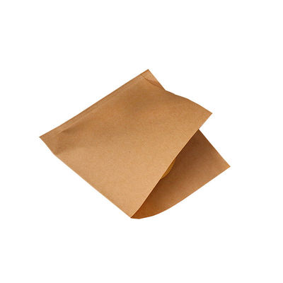 el bocadillo abierto doble impermeable a la grasa del papel del bolso 45gsm del 13x13cm empaqueta el bolsillo del abrigo de la hamburguesa