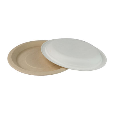 La placa el 10in biodegradable renovable Pfas del vajilla del bagazo de los 8in libre saca los envases