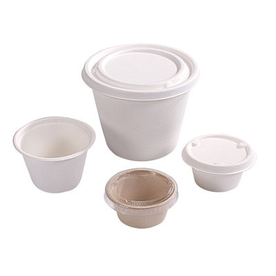 los cuencos de ensalada disponibles de la sopa del papel de 1oz 2oz 4oz con las tapas reparten las tazas