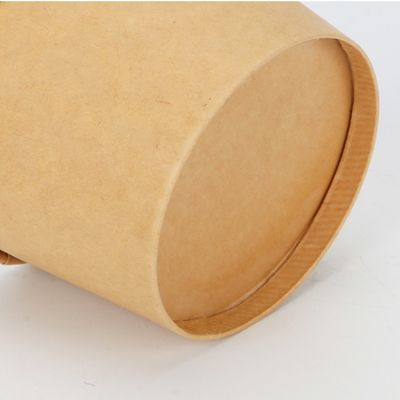 PLA que cubre el cuenco de sopa de papel de Kraft de los envases biodegradables disponibles de la toma hacia fuera 16oz 24oz