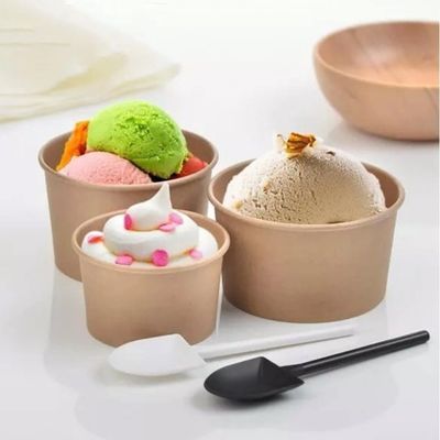 4oz al empaquetado disponible biodegradable de la taza del helado del vajilla del yogur 32oz