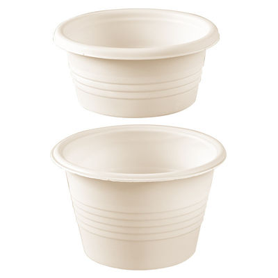 Tazas disponibles de la porción de la salsa de condimento del vajilla de la maicena 4OZ con las tapas