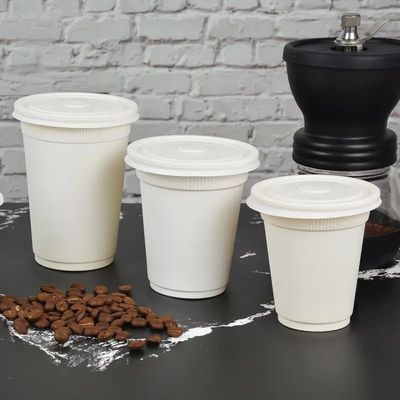 la maicena del PLA 16oz bio saca a bebida Starbucks de las tazas de café las tazas calientes de la bebida