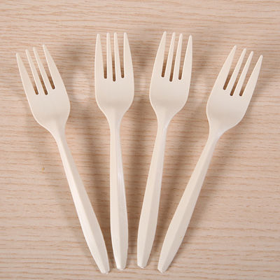 cucharas biodegradables del vajilla 150m m de la maicena de los 6In Eco y platos y cubiertos de abastecimiento del cuchillo de las bifurcaciones