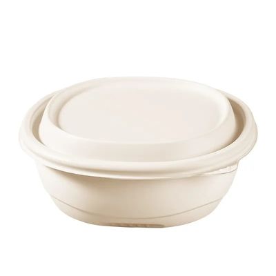 800ml 1050ml biodegradables sacan el cuenco de fruta de la maicena de los envases con la tapa