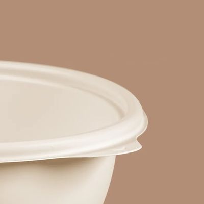 800ml 1050ml biodegradables sacan el cuenco de fruta de la maicena de los envases con la tapa