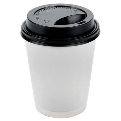 taza no reutilizable disponible de papel de capa doble de la taza de café del Libro Blanco de 16oz 500cc
